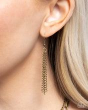 Load image into Gallery viewer, Hammered Halo - Brass Necklace