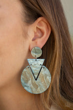 Load image into Gallery viewer, Head Under Watercolors - Blue Post Earrings