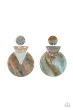 Load image into Gallery viewer, Head Under Watercolors - Blue Post Earrings