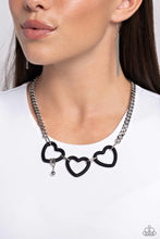 Load image into Gallery viewer, Heart Homage - Black Necklace