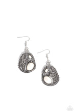 Load image into Gallery viewer, Hibiscus Harvest - White Earrings