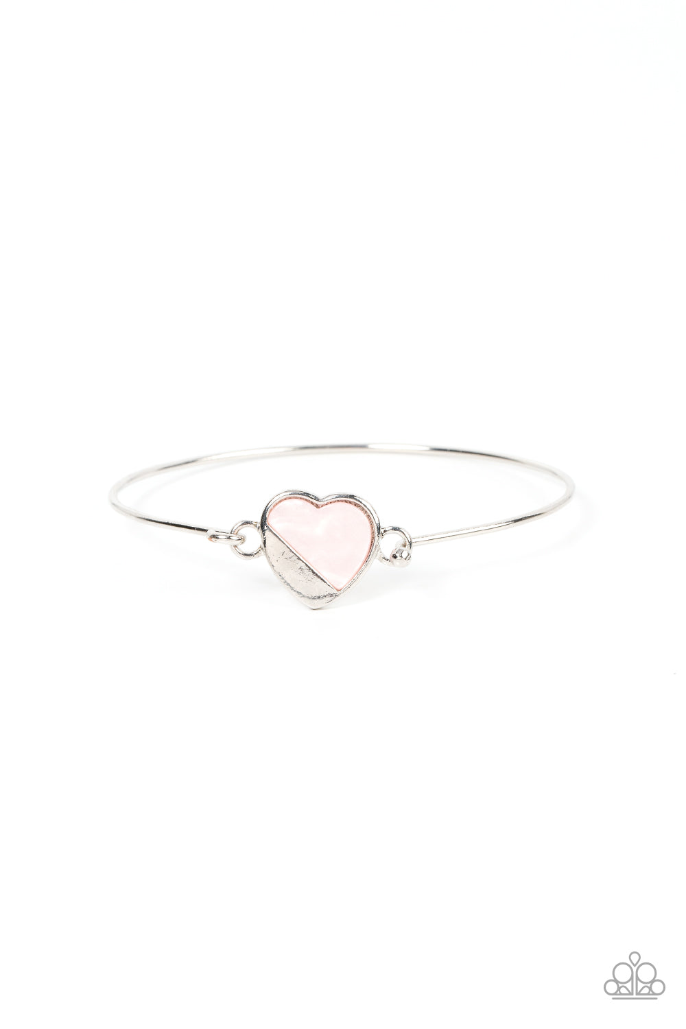 Hidden Intentions - Pink Hinged Bracelet