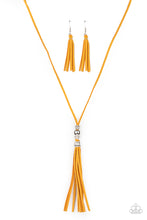 Load image into Gallery viewer, Hold My Tassel - Yellow Necklace