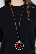 Load image into Gallery viewer, Hypnotic Happenings - Red Necklace