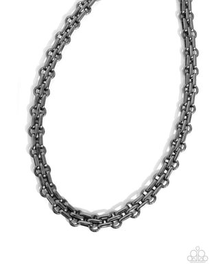 Immaculate Industry - Black Gunmetal Necklace
