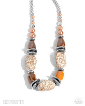 Load image into Gallery viewer, In Good Glazes - Peach (Brown) Necklace