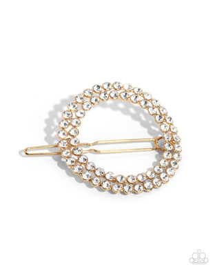 Inner CIRCLET - Gold Barrette