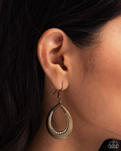 Load image into Gallery viewer, Inner Iridescence - Brass Earrings