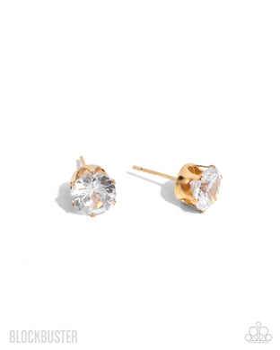 Just In TIMELESS - Gold Post Earrings