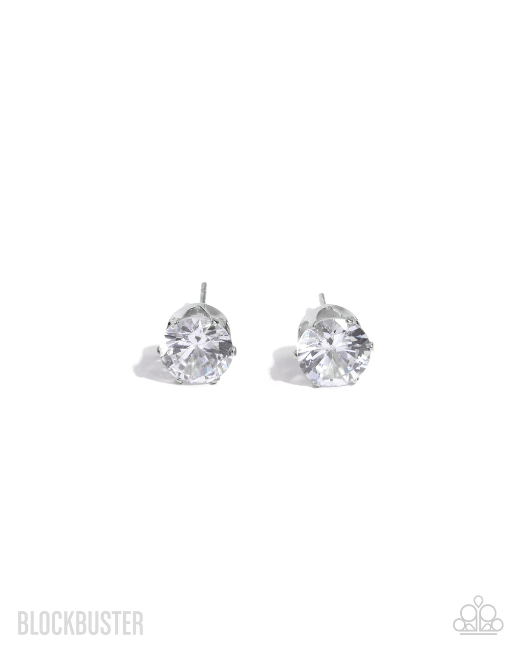 Just In TIMELESS - White Post Earrings