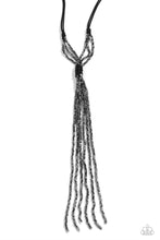 Load image into Gallery viewer, Knotted Karma - Black Necklace