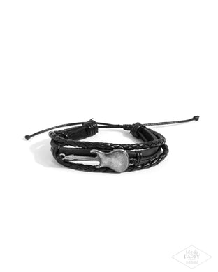 Lead Guitar - Black Bracelet
