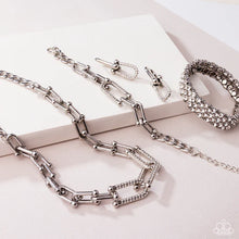Load image into Gallery viewer, Heightened Haute - White Hinge Hoop Earrings