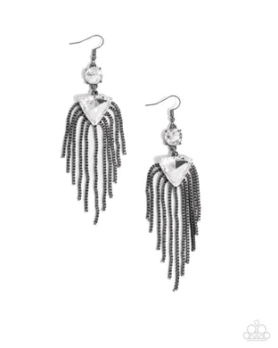 Maven Musings - Black Gunmetal Earrings