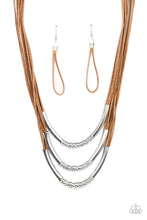 Load image into Gallery viewer, Mechanical Mania - Brown Necklace