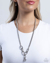 Load image into Gallery viewer, Monochromatic Maven - White Lanyard