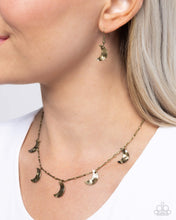 Load image into Gallery viewer, Moon Movement - Brass Necklace