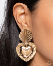 Load image into Gallery viewer, Mythical Moment - Gold Post Earrings