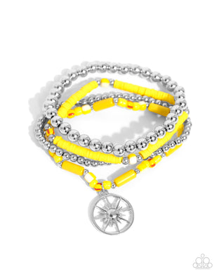 Nuanced Navigator - Yellow Set of Bracelets