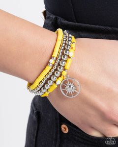 Nuanced Navigator - Yellow Set of Bracelets