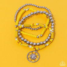 Load image into Gallery viewer, Nuanced Navigator - Yellow Set of Bracelets