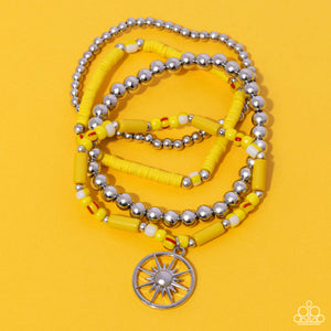 Nuanced Navigator - Yellow Set of Bracelets