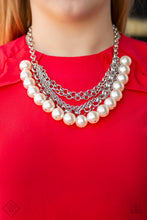 Load image into Gallery viewer, One-Way Wall Street - White Necklace
