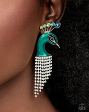 Load image into Gallery viewer, Pampered Peacock - Multi Post Earrings