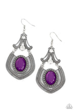 Load image into Gallery viewer, Panama Palace - Purple Earrings