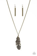 Load image into Gallery viewer, Free Bird - Brass Necklace