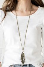 Load image into Gallery viewer, Free Bird - Brass Necklace