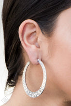 Load image into Gallery viewer, In My Element - Silver Hoop Earrings