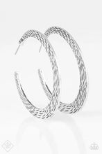 Load image into Gallery viewer, In My Element - Silver Hoop Earrings