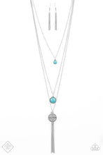 Load image into Gallery viewer, Life is a Voyage - Blue Necklace