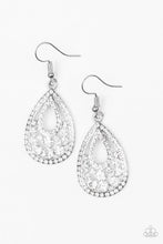 Load image into Gallery viewer, Sparkling Stardom - White Earrings