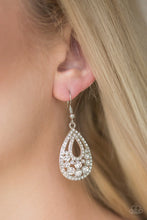 Load image into Gallery viewer, Sparkling Stardom - White Earrings