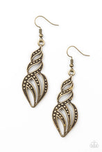 Load image into Gallery viewer, Wheres the Fire? - Brass Earrings