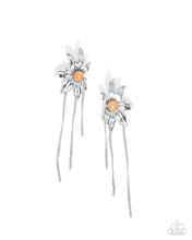 Load image into Gallery viewer, Pearl Panorama - Orange Post Earrings