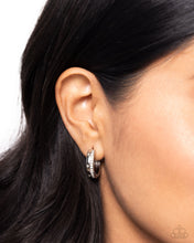 Load image into Gallery viewer, Perceptive Polish - White Hinge Hoop Earrings