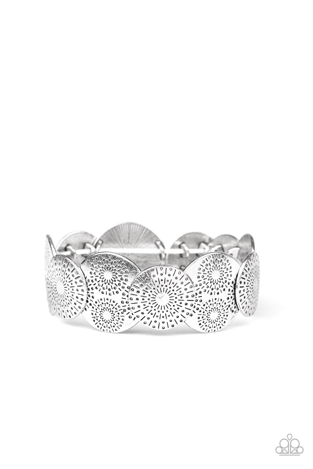 Pleasantly Posy - Silver Bracelet