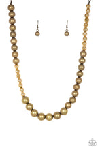 Load image into Gallery viewer, Power to the People - Brass Necklace