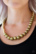 Load image into Gallery viewer, Power to the People - Brass Necklace