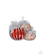 Load image into Gallery viewer, Pumpkin Pattern - White Brooch