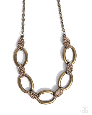Radiant Restoration - Brass Necklace