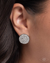 Load image into Gallery viewer, Radiant Ripples - Black Gunmetal Post Earrings