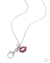 Load image into Gallery viewer, Read My Lips! - Red Lanyard