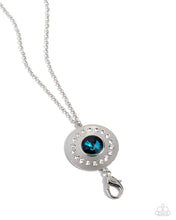 Load image into Gallery viewer, Rounded Reign - Blue Lanyard