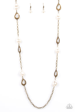 Rustic Refinery - Brass Necklace