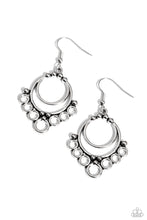 Load image into Gallery viewer, Rustic Rotary - Silver Earrings