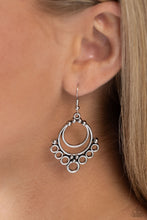 Load image into Gallery viewer, Rustic Rotary - Silver Earrings